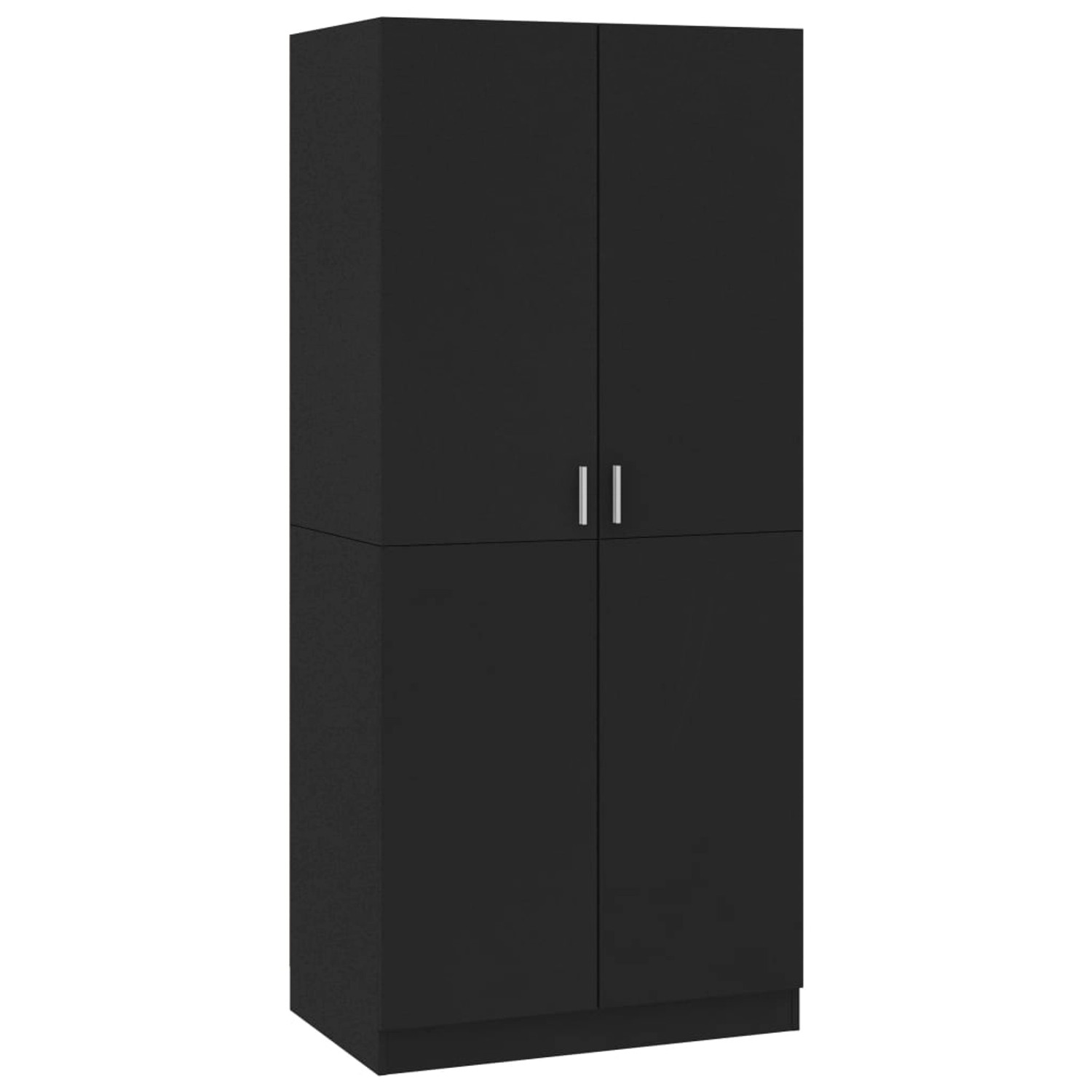 vidaXL Kleiderschrank Schwarz 80x52x180 cm Holzwerkstoff Modell 1 vidaXL Kleiderschrank Schwarz 80x52x180 cm Holzwerkstoff Modell 1 von VIDAXL