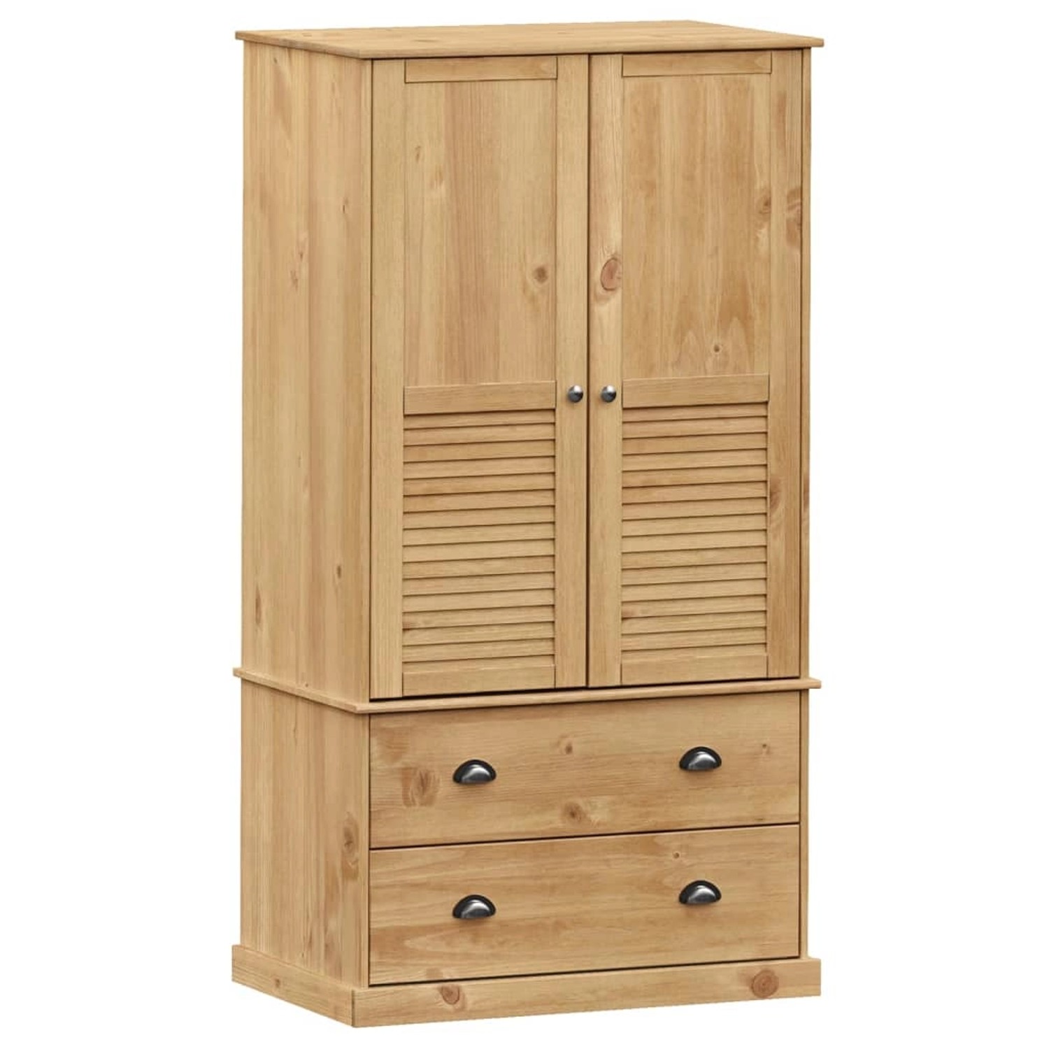vidaXL Kleiderschrank VIGO 90x55x176 cm Massivholz Kiefer vidaXL Kleiderschrank VIGO 90x55x176 cm Massivholz Kiefer von VIDAXL