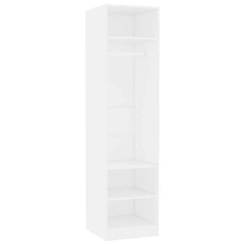 vidaXL Kleiderschrank Weiß 50x50x200 cm Holzwerkstoff Modell 1 von VIDAXL