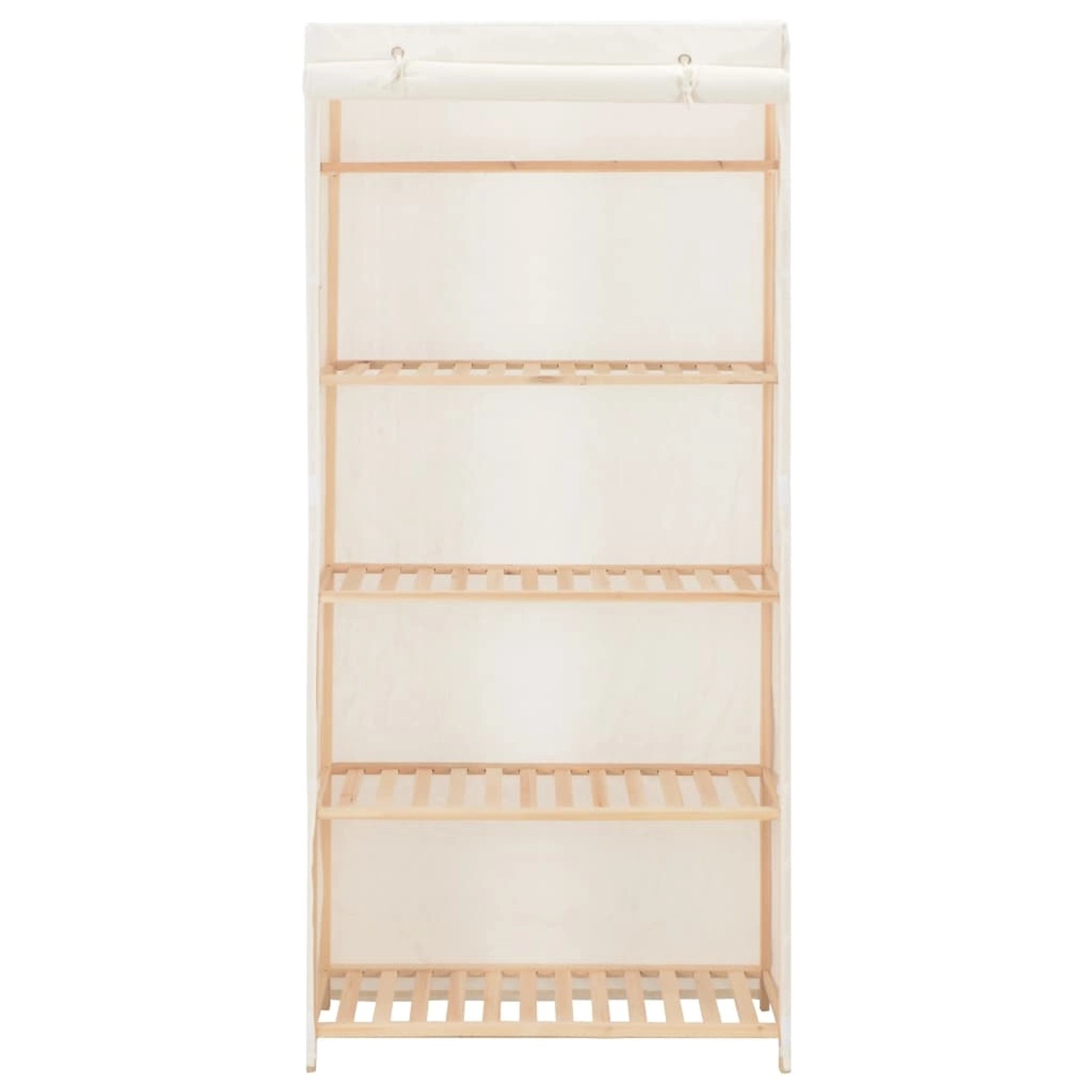 vidaXL Kleiderschrank Weiß 79 x 40 x 170 cm Stoff Modell 1 vidaXL Kleiderschrank Weiß 79 x 40 x 170 cm Stoff Modell 1 von VIDAXL