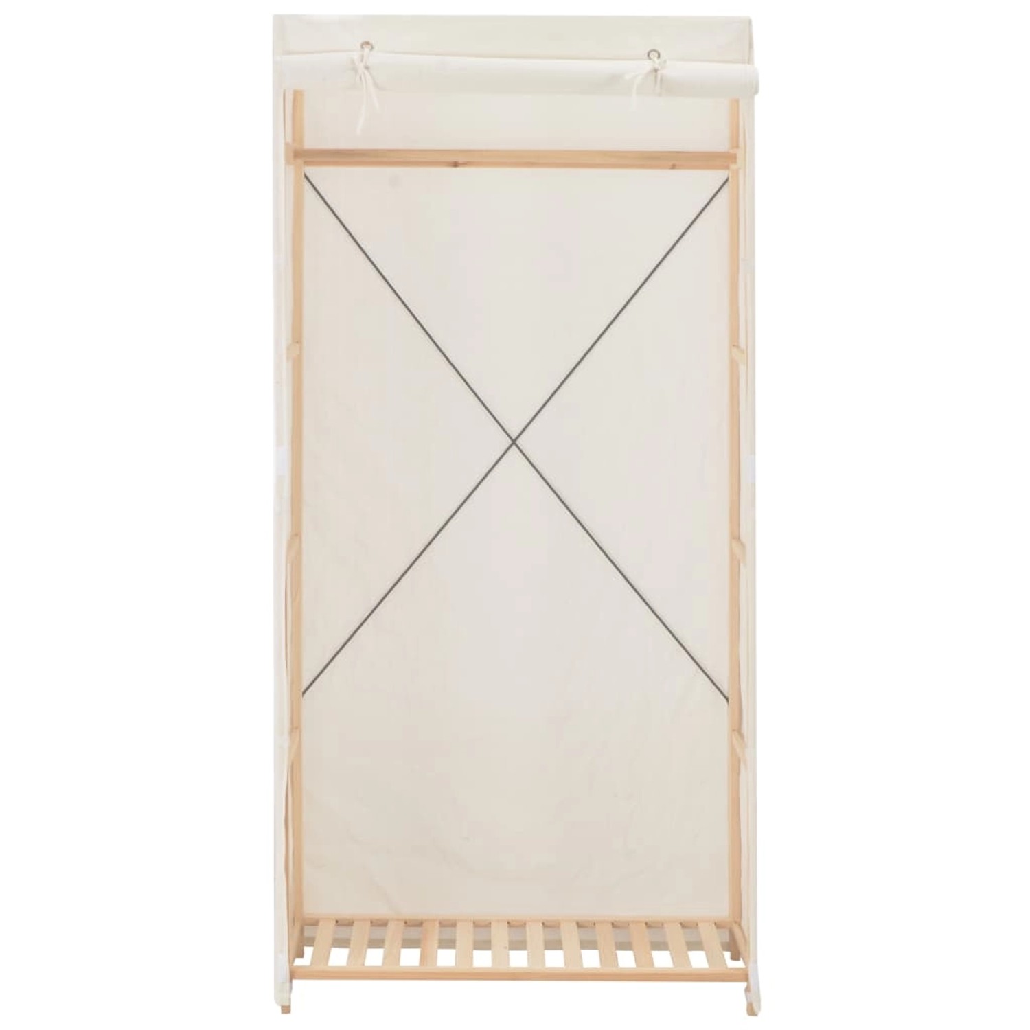 vidaXL Kleiderschrank Weiß 79 x 40 x 170 cm Stoff vidaXL Kleiderschrank Weiß 79 x 40 x 170 cm Stoff von VIDAXL
