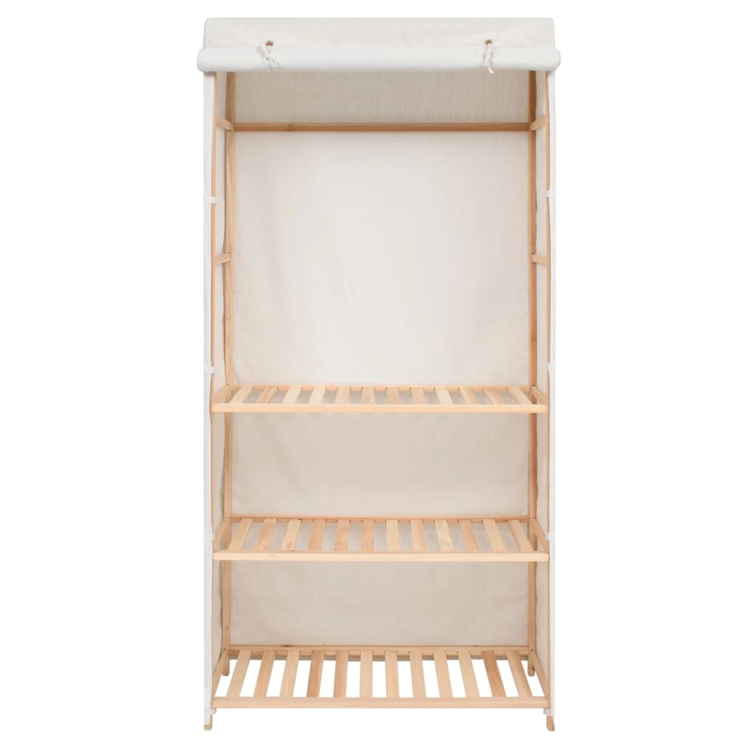 vidaXL Kleiderschrank mit 3 Ebenen 79 x 40 x 170 cm vidaXL Kleiderschrank mit 3 Ebenen 79 x 40 x 170 cm von VIDAXL