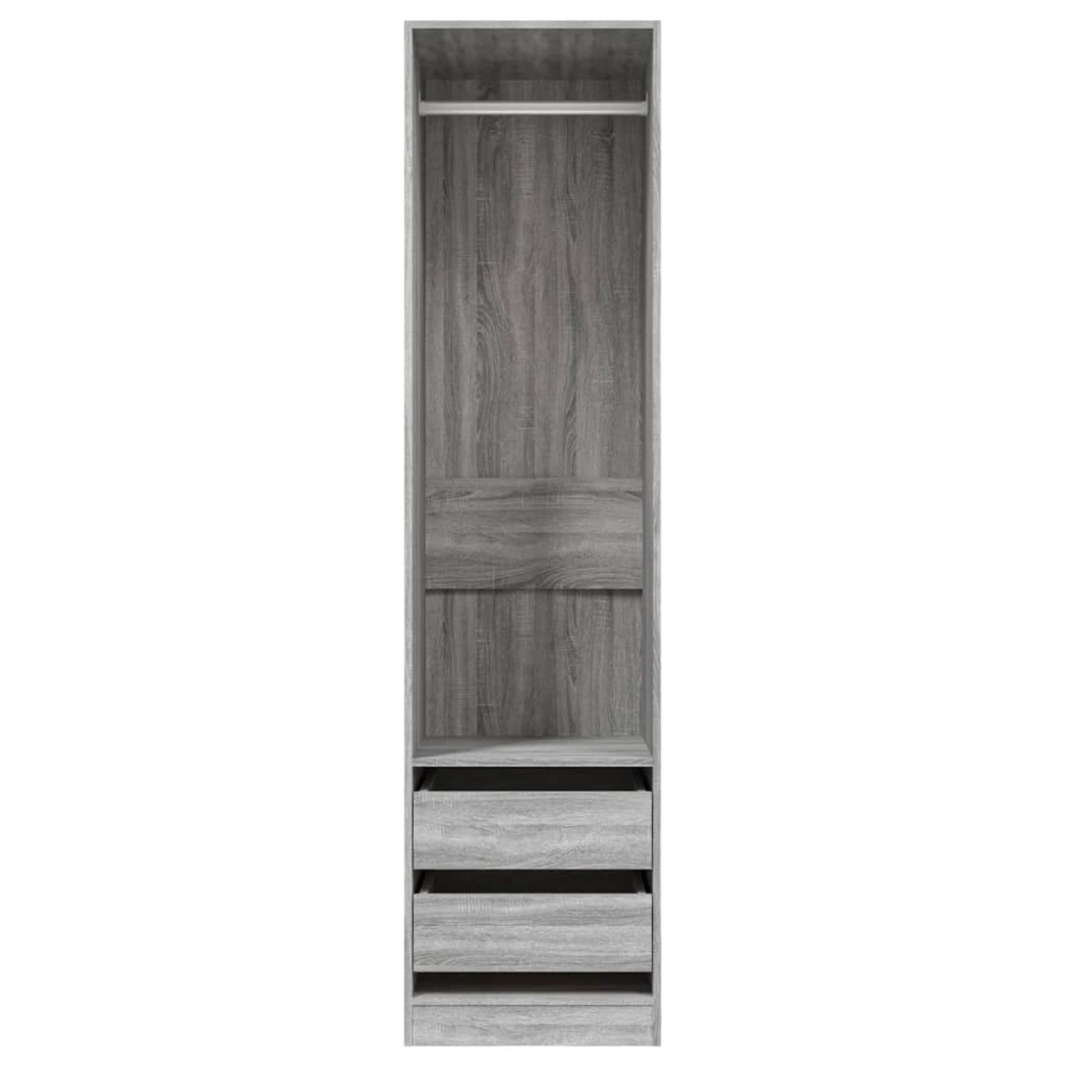vidaXL Kleiderschrank mit Schubladen Grau Sonoma 50x50x200 cm vidaXL Kleiderschrank mit Schubladen Grau Sonoma 50x50x200 cm von VIDAXL