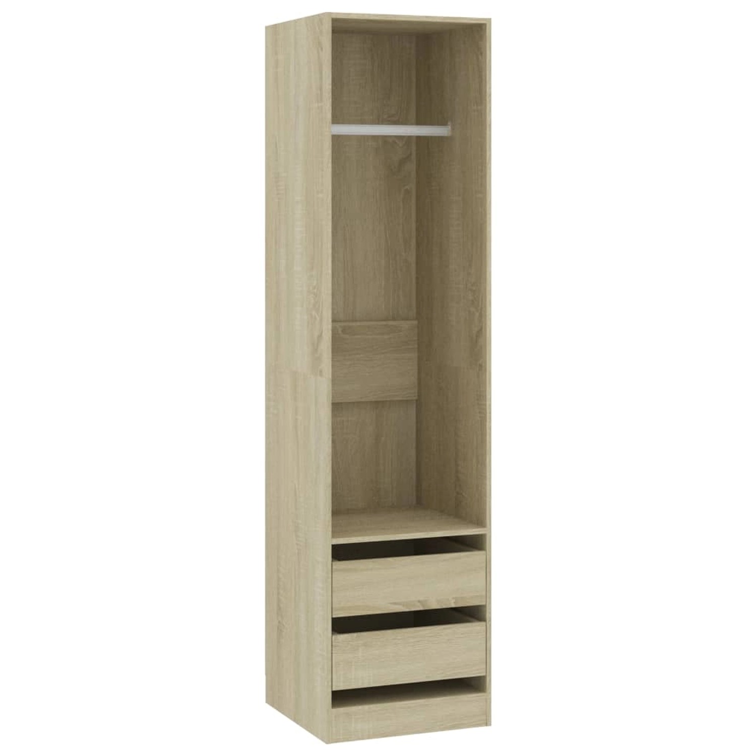vidaXL Kleiderschrank mit Schubladen Sonoma-Eiche 50x50x200 cm vidaXL Kleiderschrank mit Schubladen Sonoma-Eiche 50x50x200 cm von VIDAXL