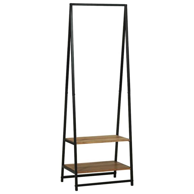 vidaXL Kleiderständer Schwarz 60 x 45 x 180 cm Massivholz Akazie 374114 vidaXL Kleiderständer Schwarz 60 x 45 x 180 cm Massivholz Akazie 374114 von VIDAXL