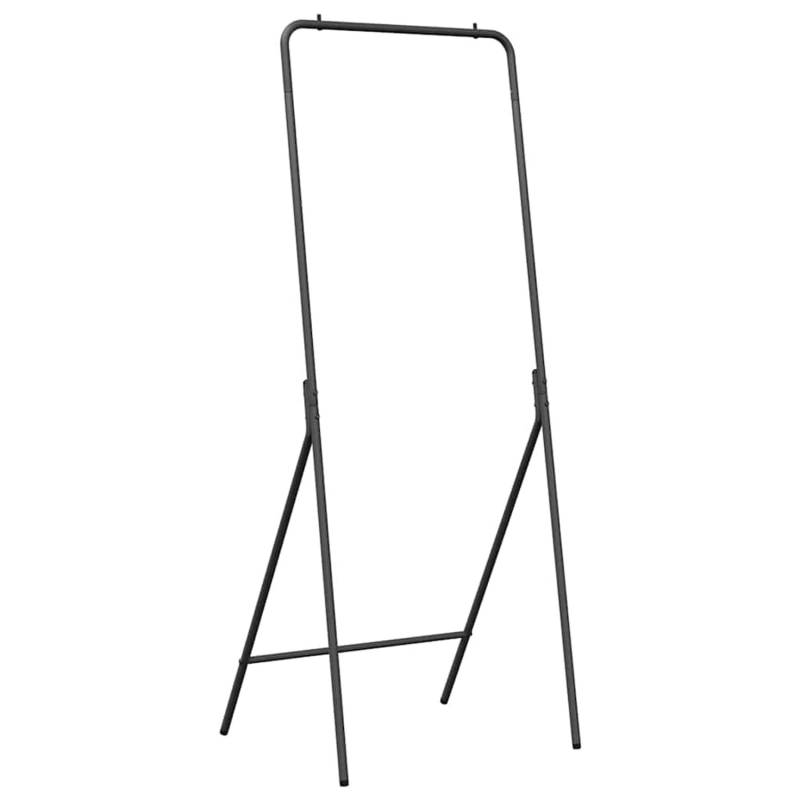 vidaXL Kleiderständer Schwarz 60 x 53 x 155 cm Stahl 868475 von VIDAXL