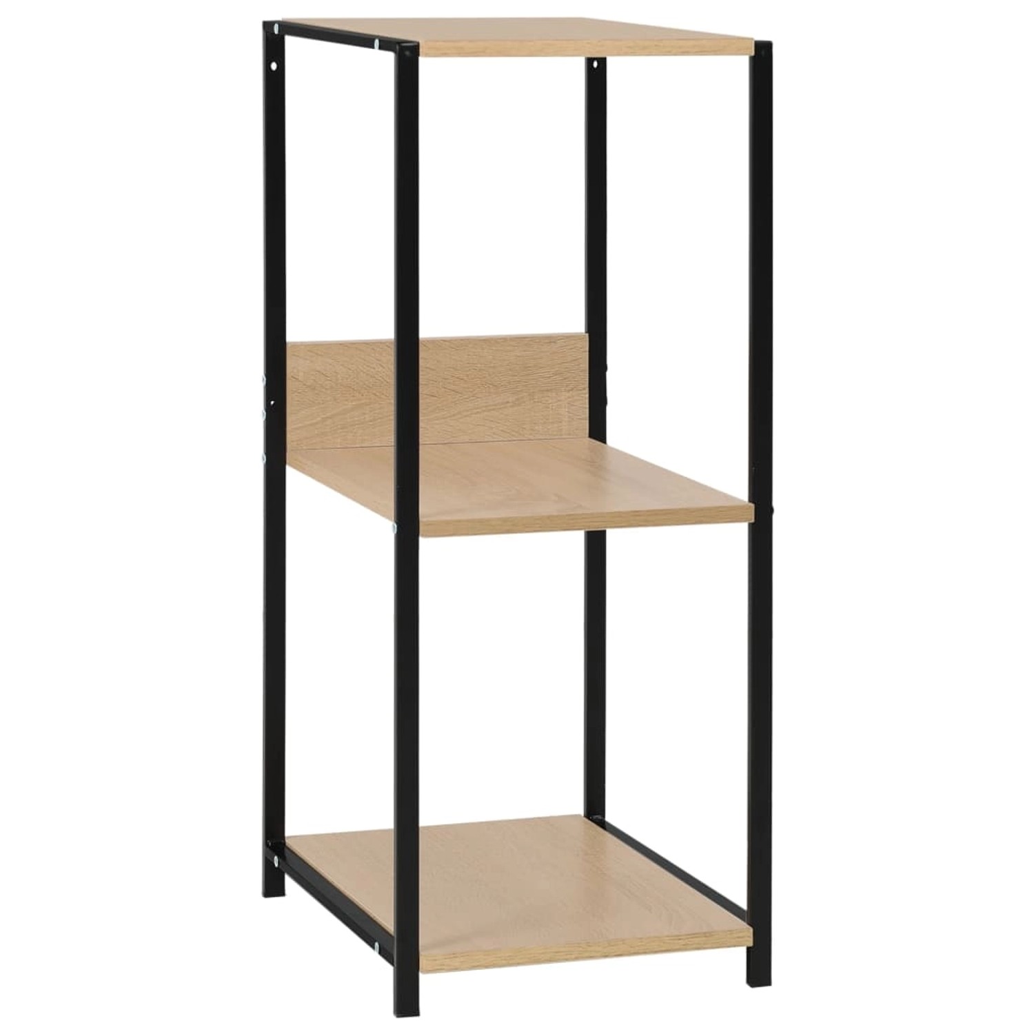 vidaXL Kleines Bücherregal Schwarz Eichefarben 33,5x39,6x79,7cm vidaXL Kleines Bücherregal Schwarz Eichefarben 33,5x39,6x79,7cm von VIDAXL