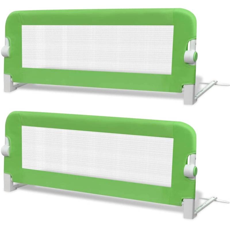 vidaXL Kleinkindbettschutzgitter 2 Stk 102x42 Cm 612007 von VIDAXL