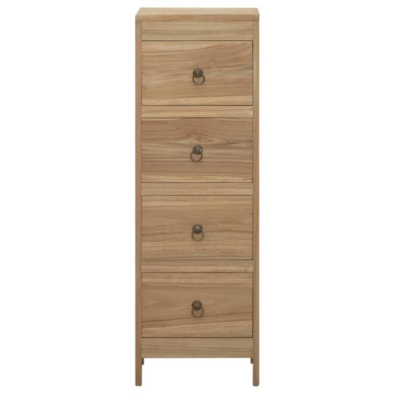 vidaXL Kommode 40x30x100 cm Massivholz Teak Modell 2 von VIDAXL
