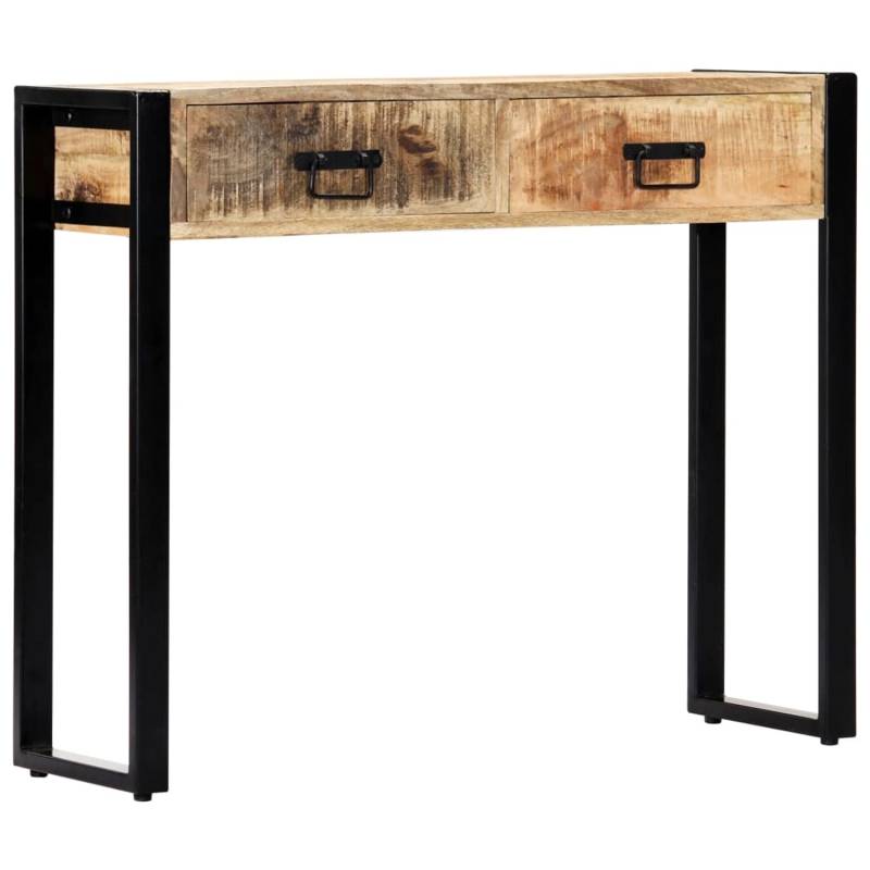 vidaXL Konsolentisch 90 x 30 x 75 cm Massivholz Mango 247920 von VIDAXL