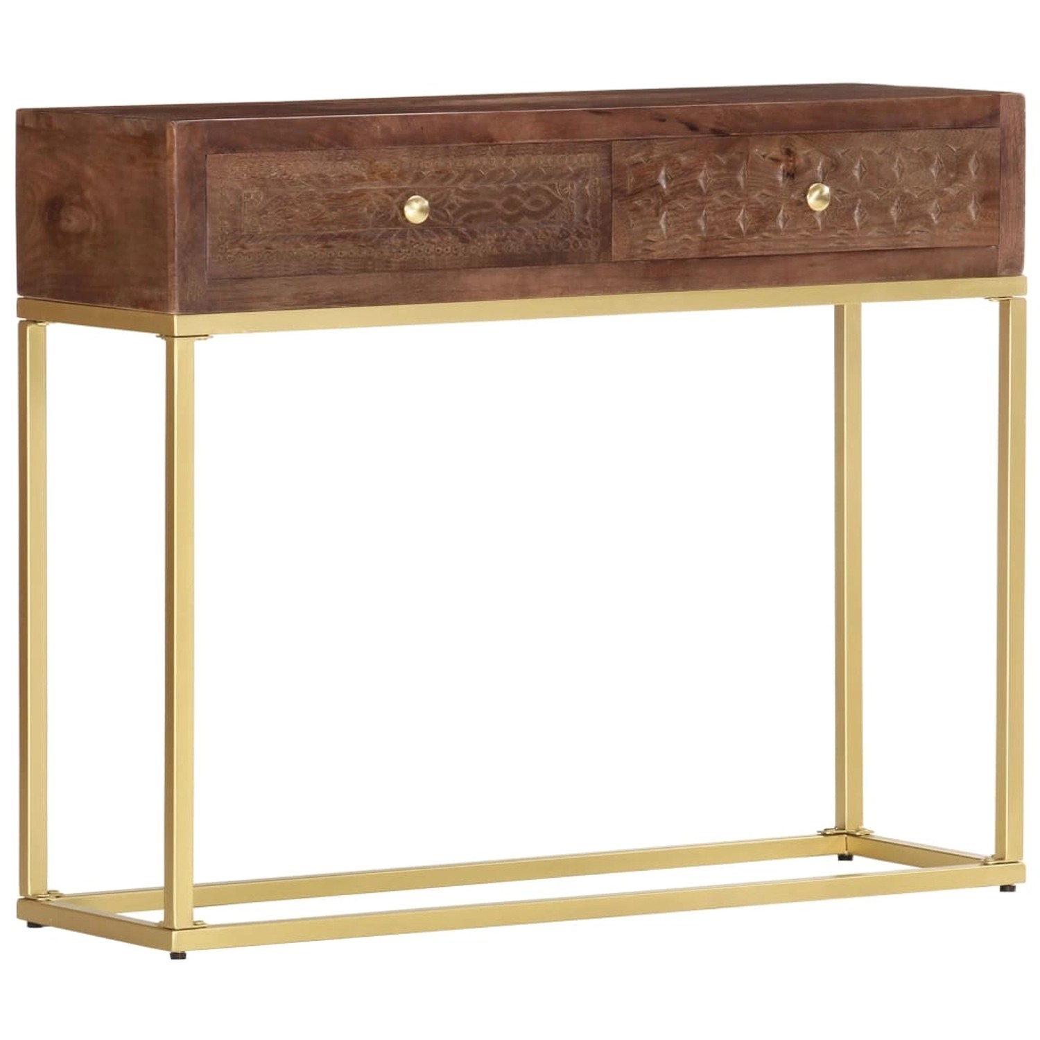 vidaXL Konsolentisch 90x30x75 cm Massivholz Mango 286555 vidaXL Konsolentisch 90x30x75 cm Massivholz Mango 286555 von VIDAXL