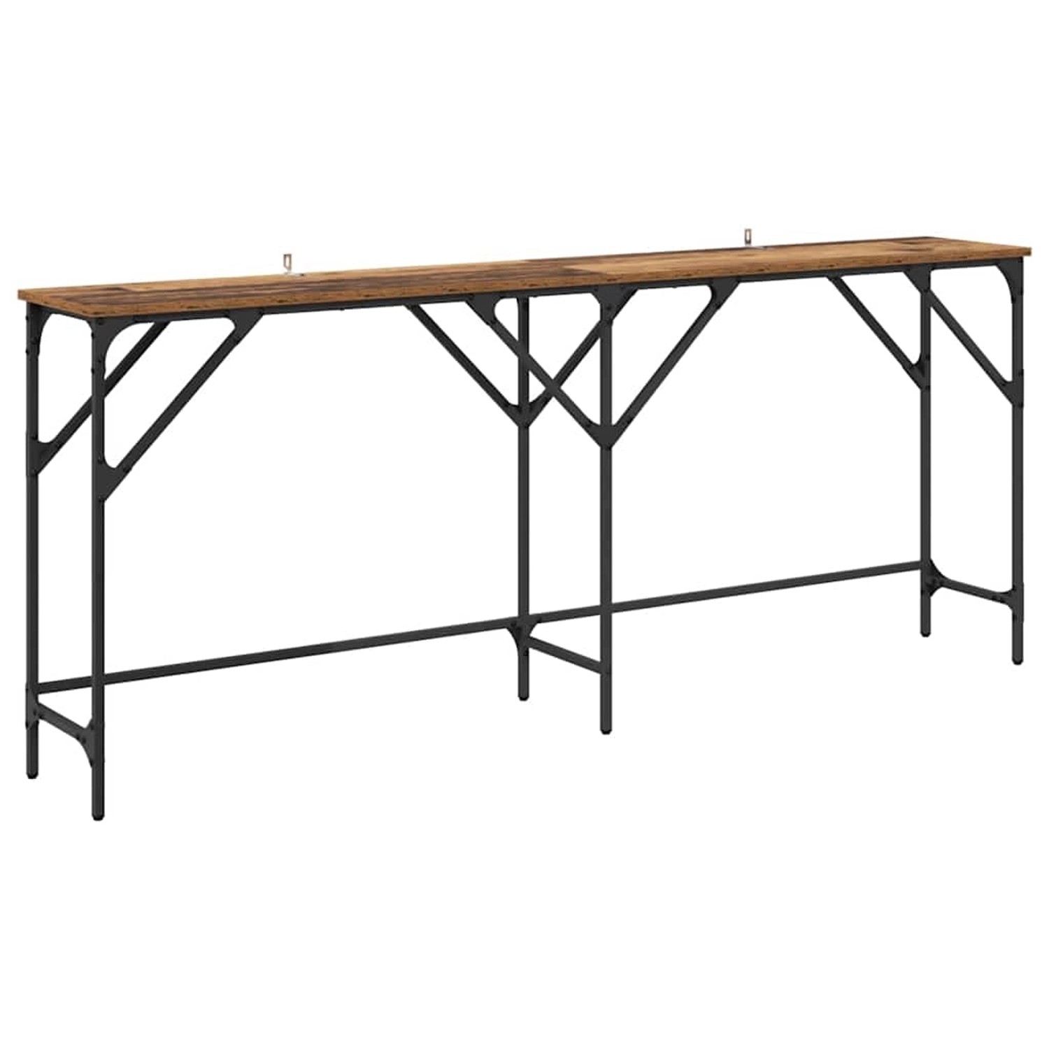 vidaXL Konsolentisch Altholz 180 x 29 x 75 cm Holzwerkstoff 882878 von VIDAXL