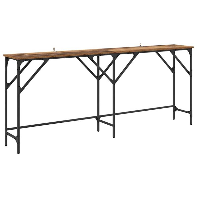 vidaXL Konsolentisch Altholz 180 x 29 x 75 cm Holzwerkstoff 882878 von VIDAXL