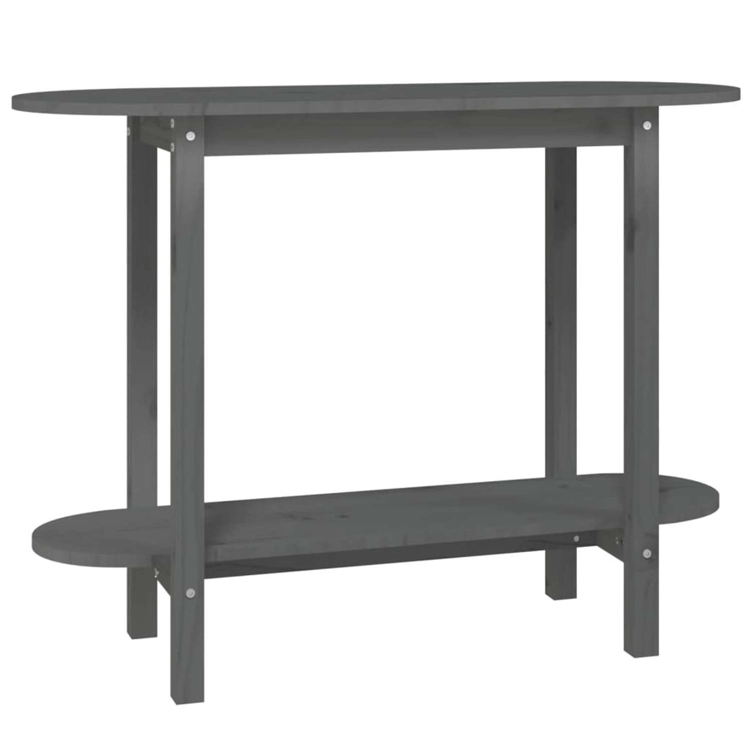 vidaXL Konsolentisch Grau 110x40x80 cm Massivholz Kiefer Modell 1 vidaXL Konsolentisch Grau 110x40x80 cm Massivholz Kiefer Modell 1 von VIDAXL