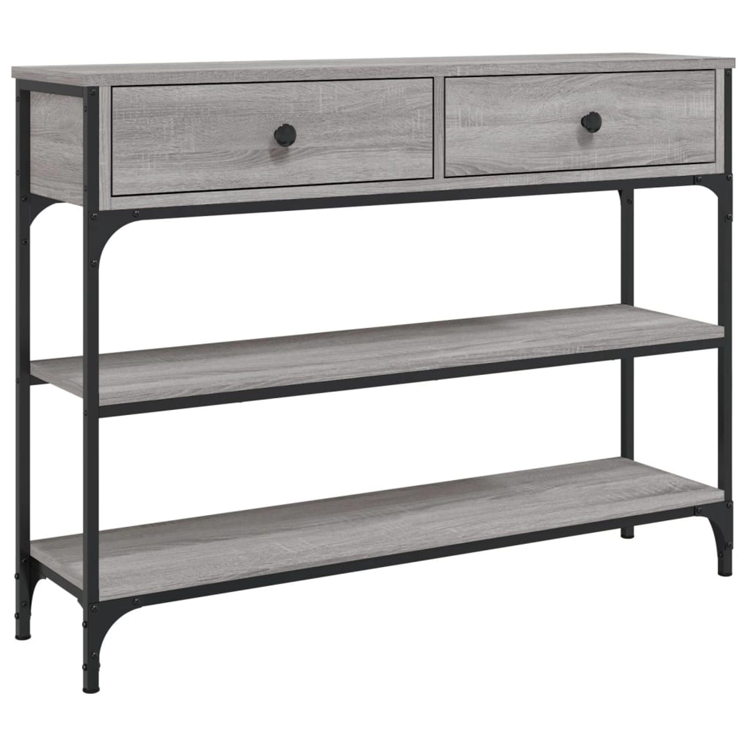vidaXL Konsolentisch Grau Sonoma 100x25x75 cm Holzwerkstoff vidaXL Konsolentisch Grau Sonoma 100x25x75 cm Holzwerkstoff von VIDAXL