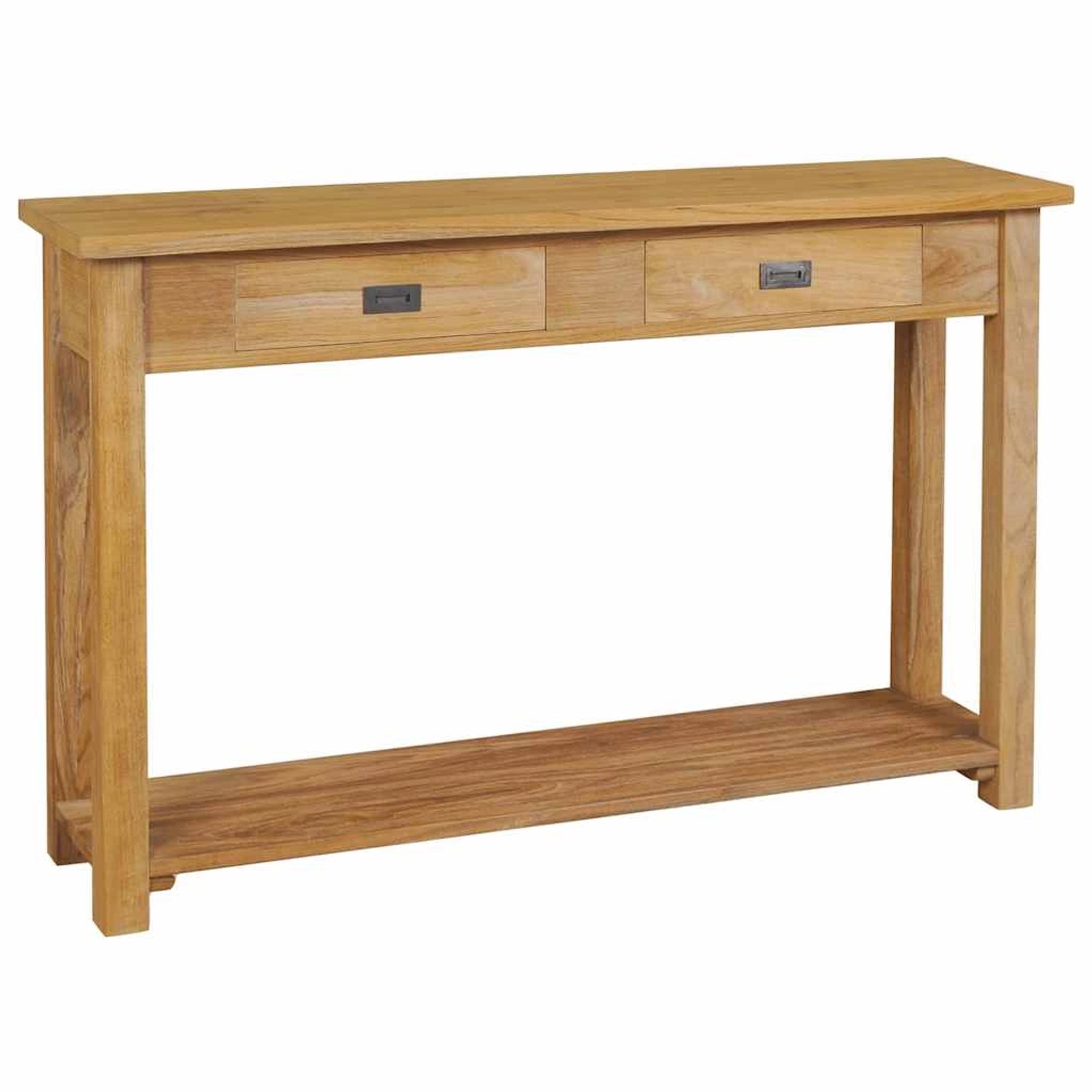 vidaXL Konsolentisch Massivholz Teak 120x30x80 cm 244482 vidaXL Konsolentisch Massivholz Teak 120x30x80 cm 244482 von VIDAXL