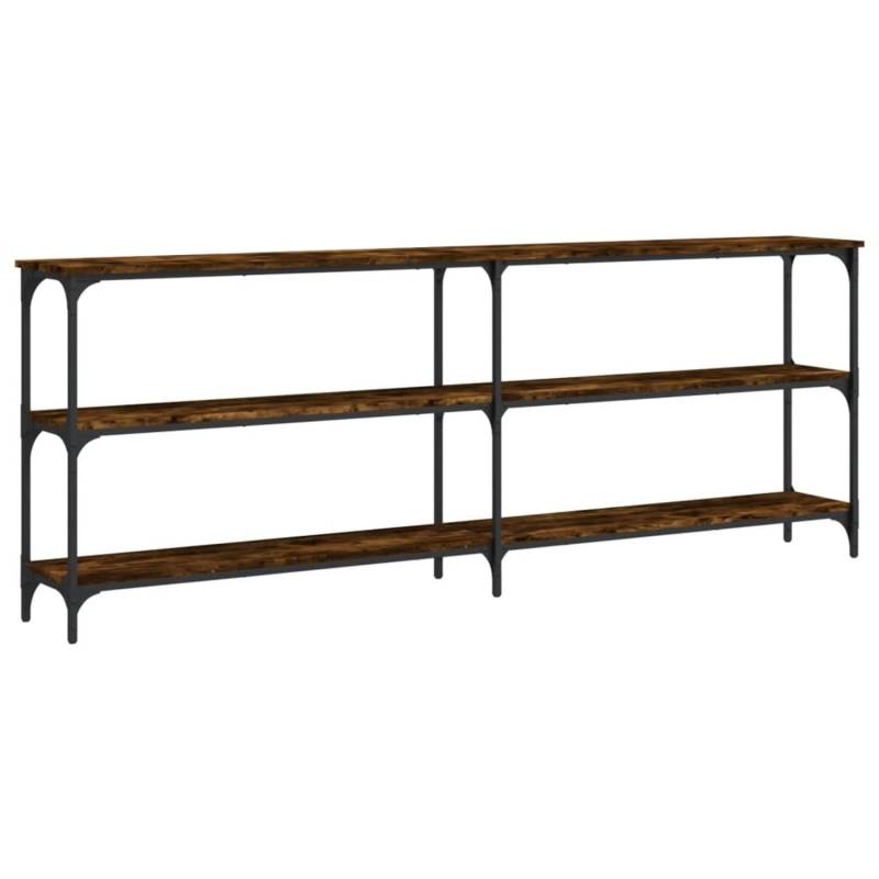 vidaXL Konsolentisch Räuchereiche 200x29x75 cm Holzwerkstoff 834112 von VIDAXL