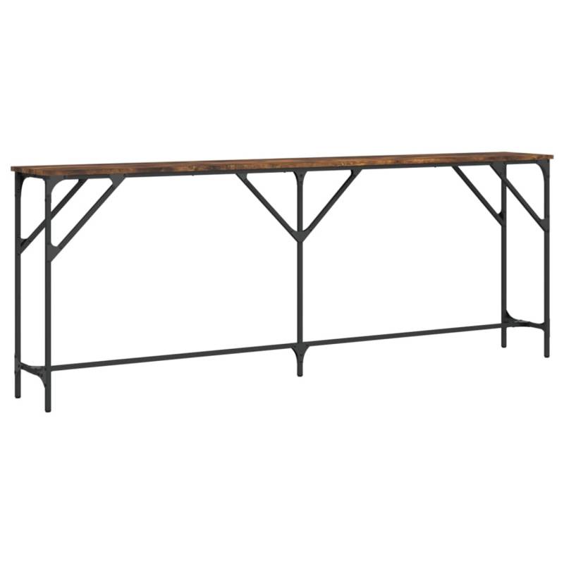 vidaXL Konsolentisch Räuchereiche 200x29x75 cm Holzwerkstoff 837779 von VIDAXL