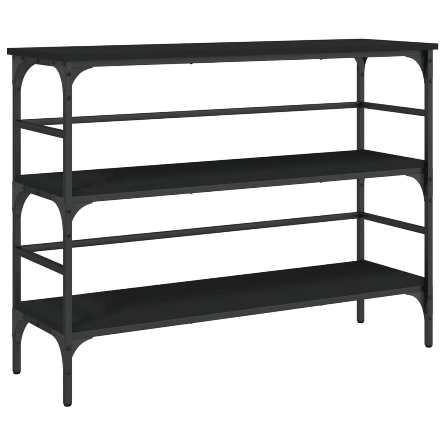 vidaXL Konsolentisch Schwarz 100x32x75 cm Holzwerkstoff Modell 2 vidaXL Konsolentisch Schwarz 100x32x75 cm Holzwerkstoff Modell 2 von VIDAXL
