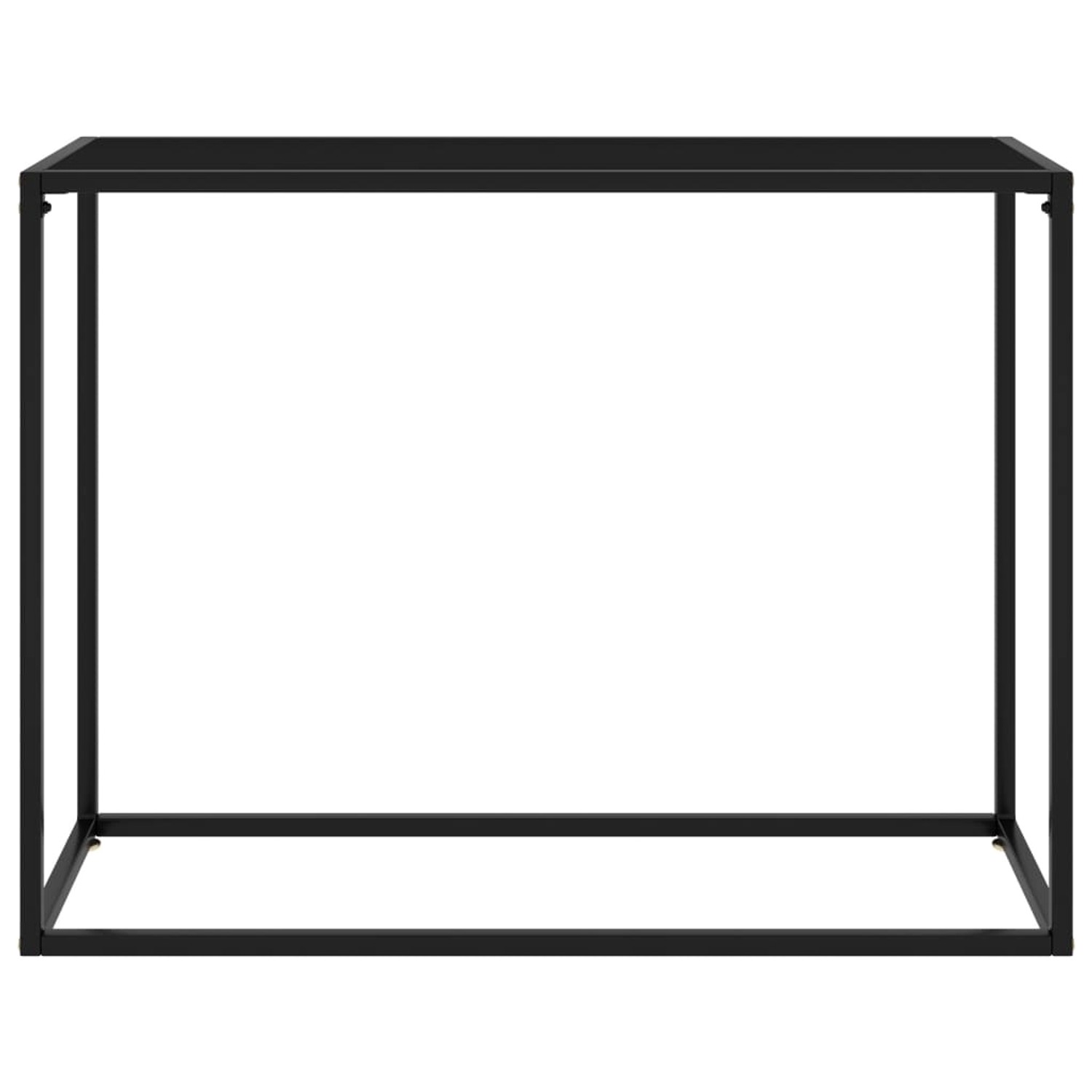 vidaXL Konsolentisch Schwarz 100x35x75 cm Hartglas Modell 1 von VIDAXL