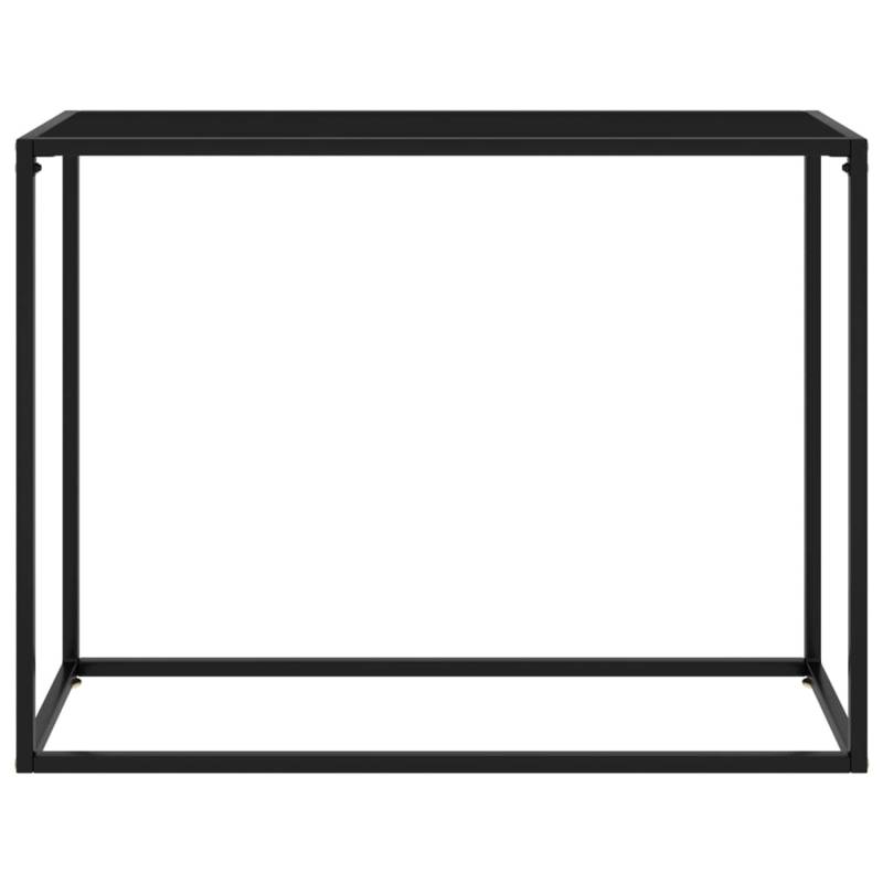 vidaXL Konsolentisch Schwarz 100x35x75 cm Hartglas Modell 1 von VIDAXL