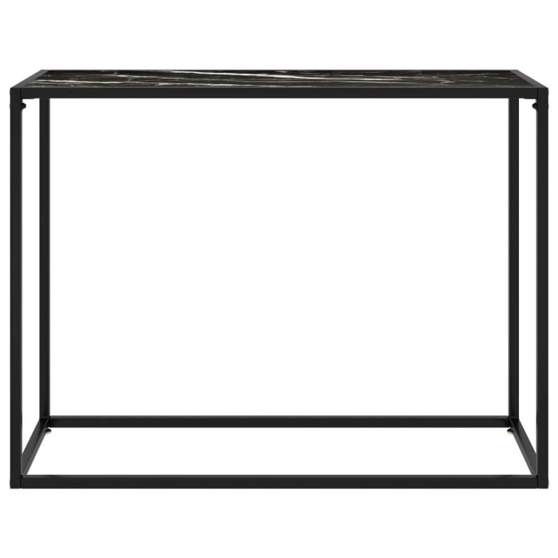 vidaXL Konsolentisch Schwarz 100x35x75 cm Hartglas Modell 3 von VIDAXL