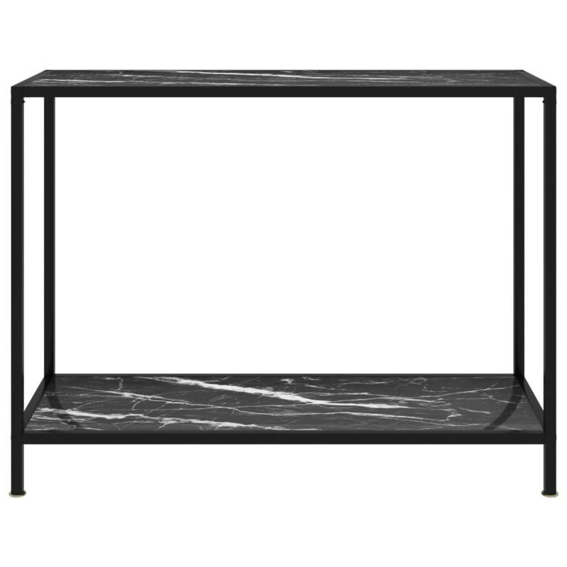 vidaXL Konsolentisch Schwarz 100x35x75 cm Hartglas Modell 4 von VIDAXL