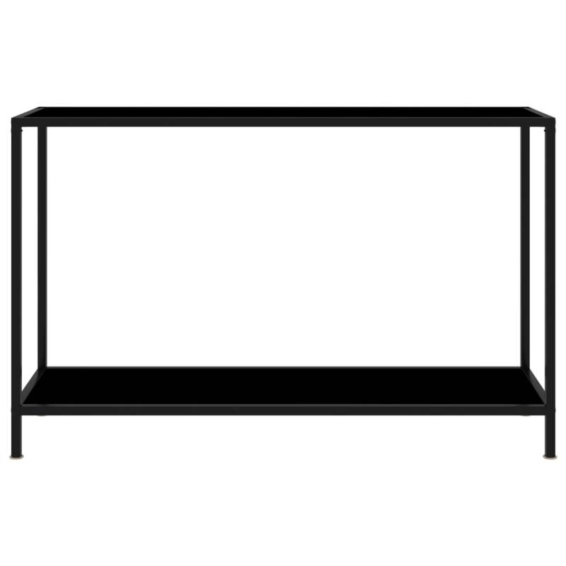 vidaXL Konsolentisch Schwarz 120x35x75 cm Hartglas Modell 3 von VIDAXL