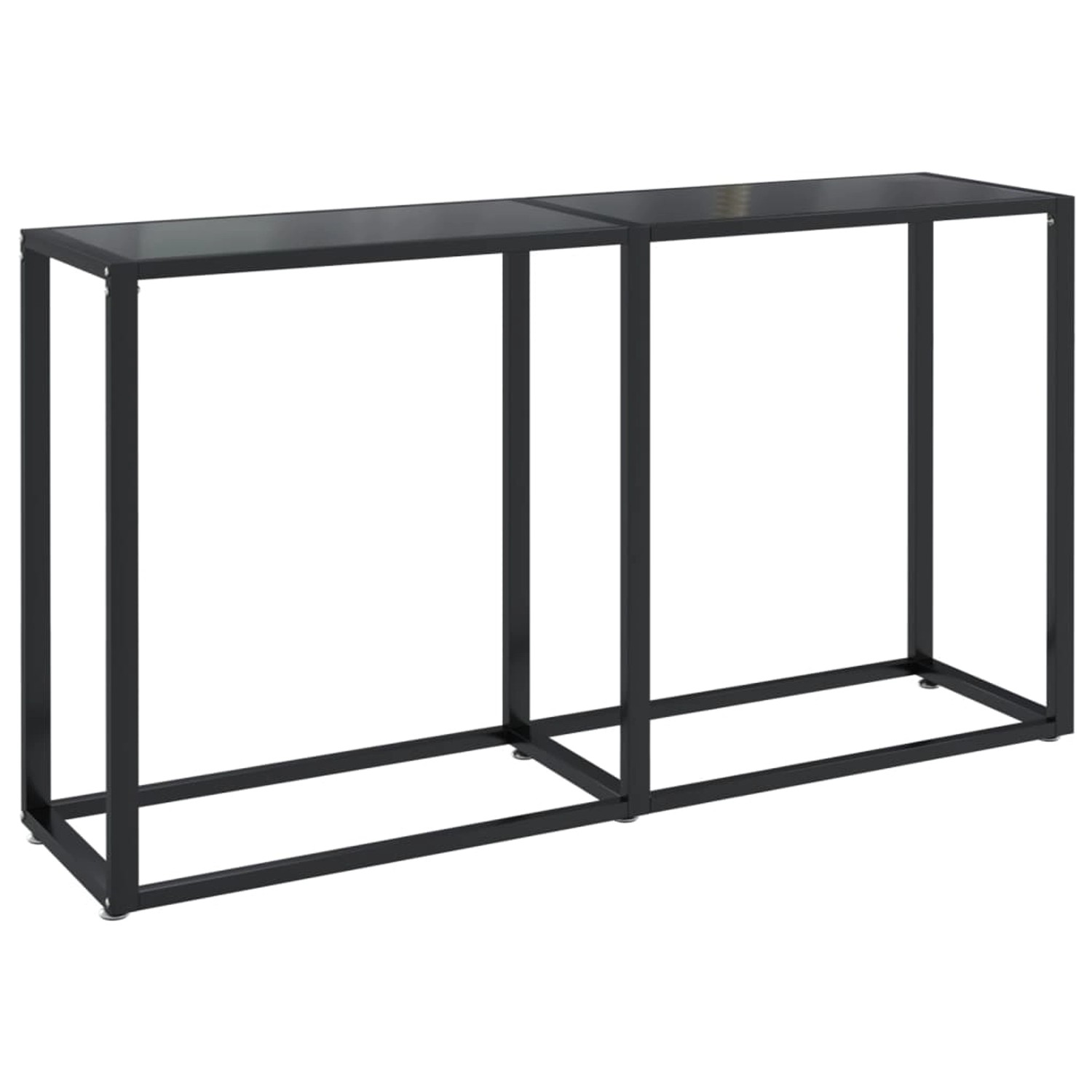 vidaXL Konsolentisch Schwarz 140x35x75,5 cm Hartglas Modell 2 vidaXL Konsolentisch Schwarz 140x35x75,5 cm Hartglas Modell 2 von VIDAXL