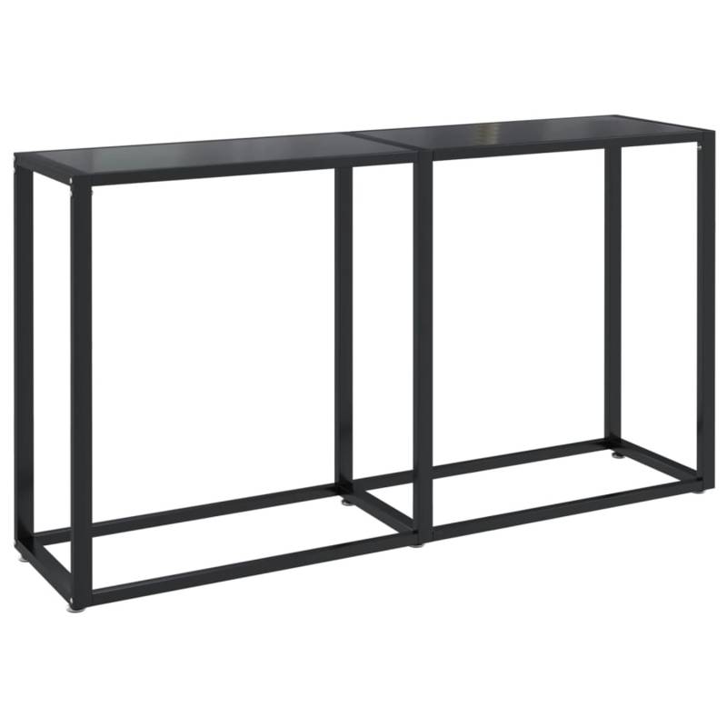 vidaXL Konsolentisch Schwarz 140x35x75,5 cm Hartglas Modell 2 von VIDAXL