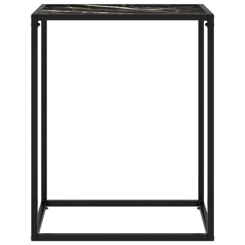 vidaXL Konsolentisch Schwarz 60x35x75 cm Hartglas Modell 2 von VIDAXL