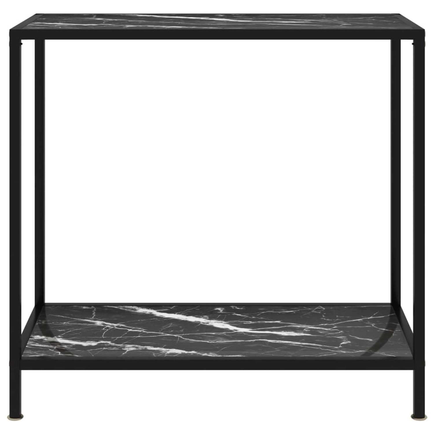 vidaXL Konsolentisch Schwarz 80x35x75 cm Hartglas Modell 2 vidaXL Konsolentisch Schwarz 80x35x75 cm Hartglas Modell 2 von VIDAXL
