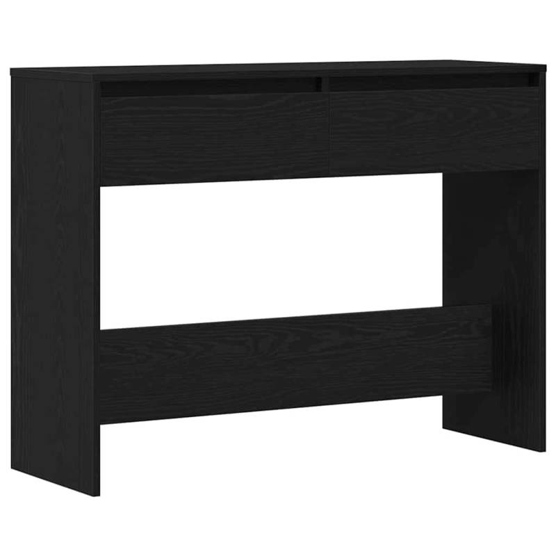 vidaXL Konsolentisch Schwarz Eichen-Optik 100 x 35 x 76,5 cm 862708 von VIDAXL
