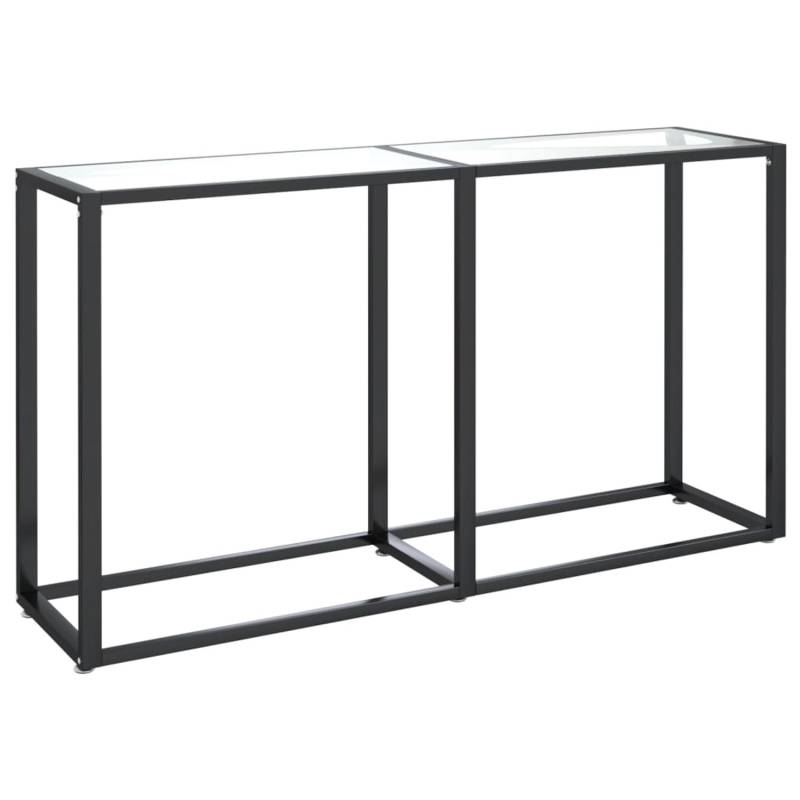 vidaXL Konsolentisch Transparent 140x35x75,5 cm Hartglas Modell 1 von VIDAXL