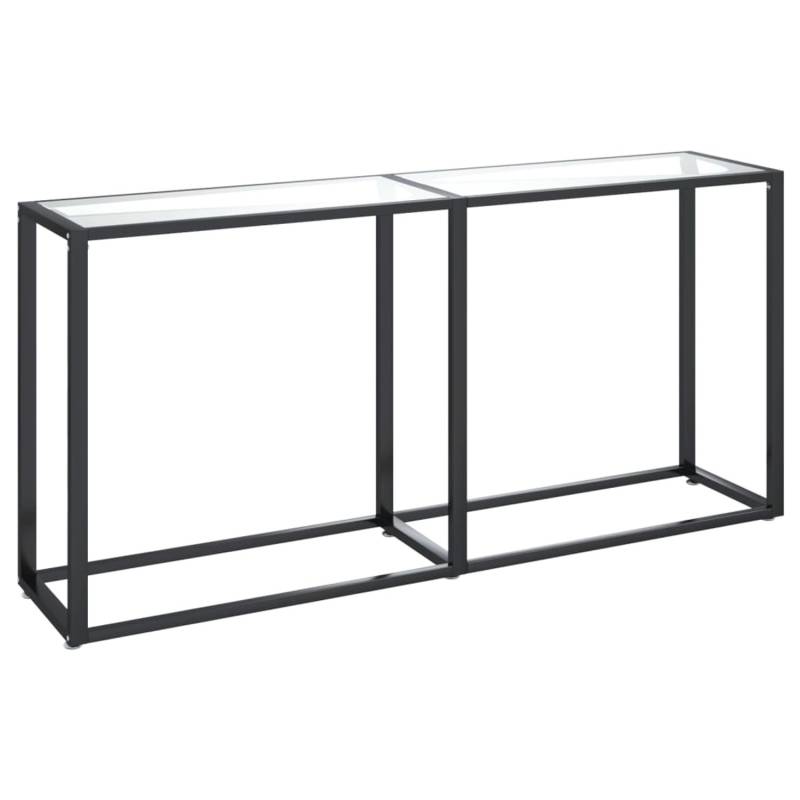 vidaXL Konsolentisch Transparent 160x35x75,5 cm Hartglas Modell 1 von VIDAXL
