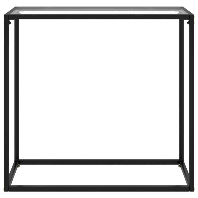 vidaXL Konsolentisch Transparent 80x35x75 cm Hartglas Modell 1 von VIDAXL