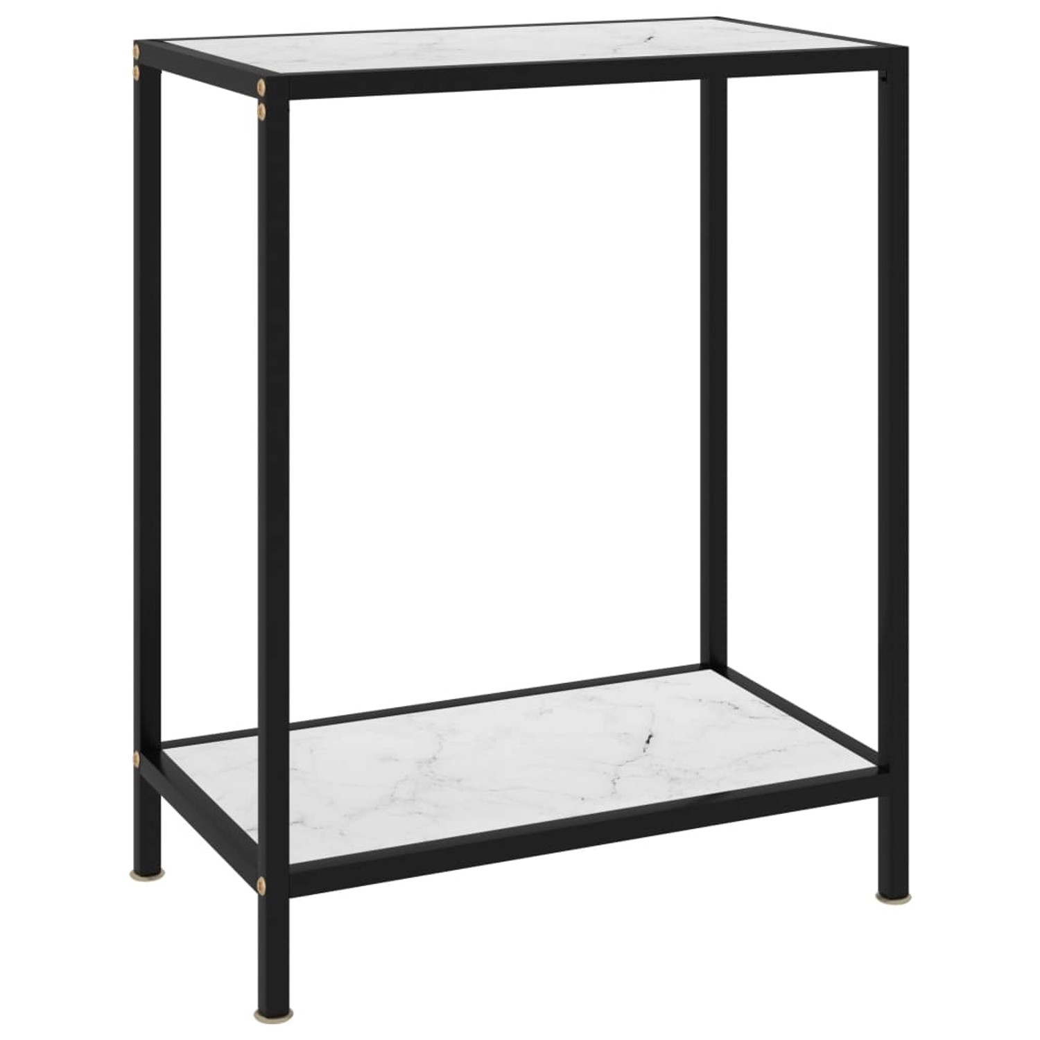 vidaXL Konsolentisch Weiß 60x35x75 cm Hartglas 322829 vidaXL Konsolentisch Weiß 60x35x75 cm Hartglas 322829 von VIDAXL