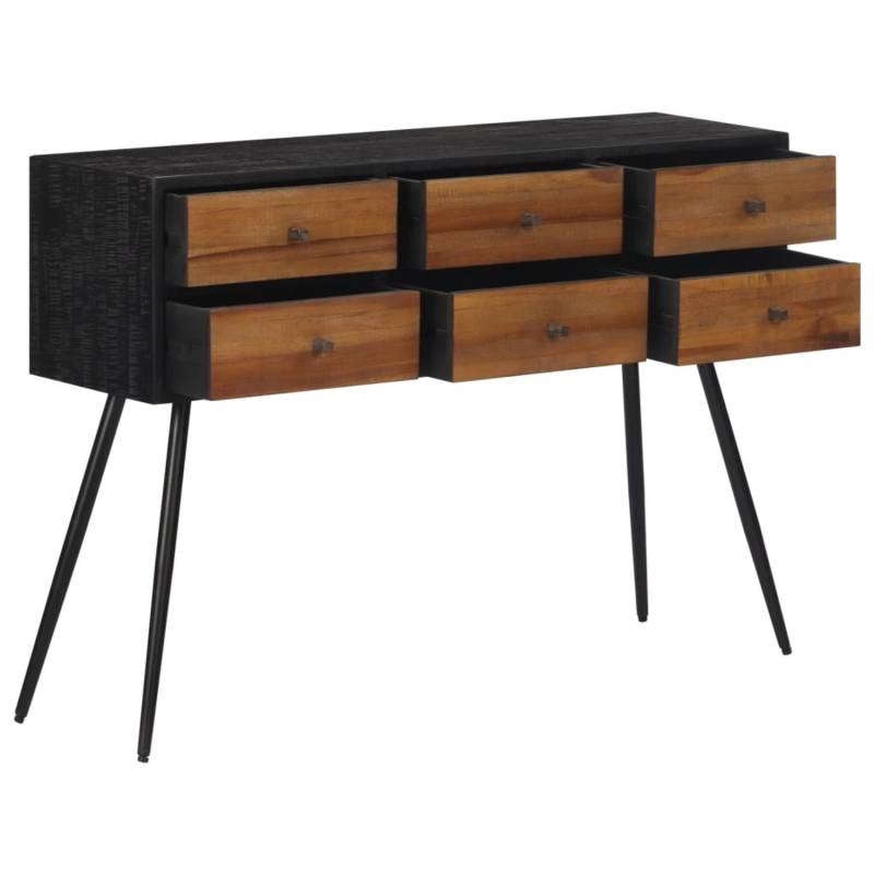 vidaXL Konsolentisch mit Schubladen Recyceltes Massivholz Teak von VIDAXL