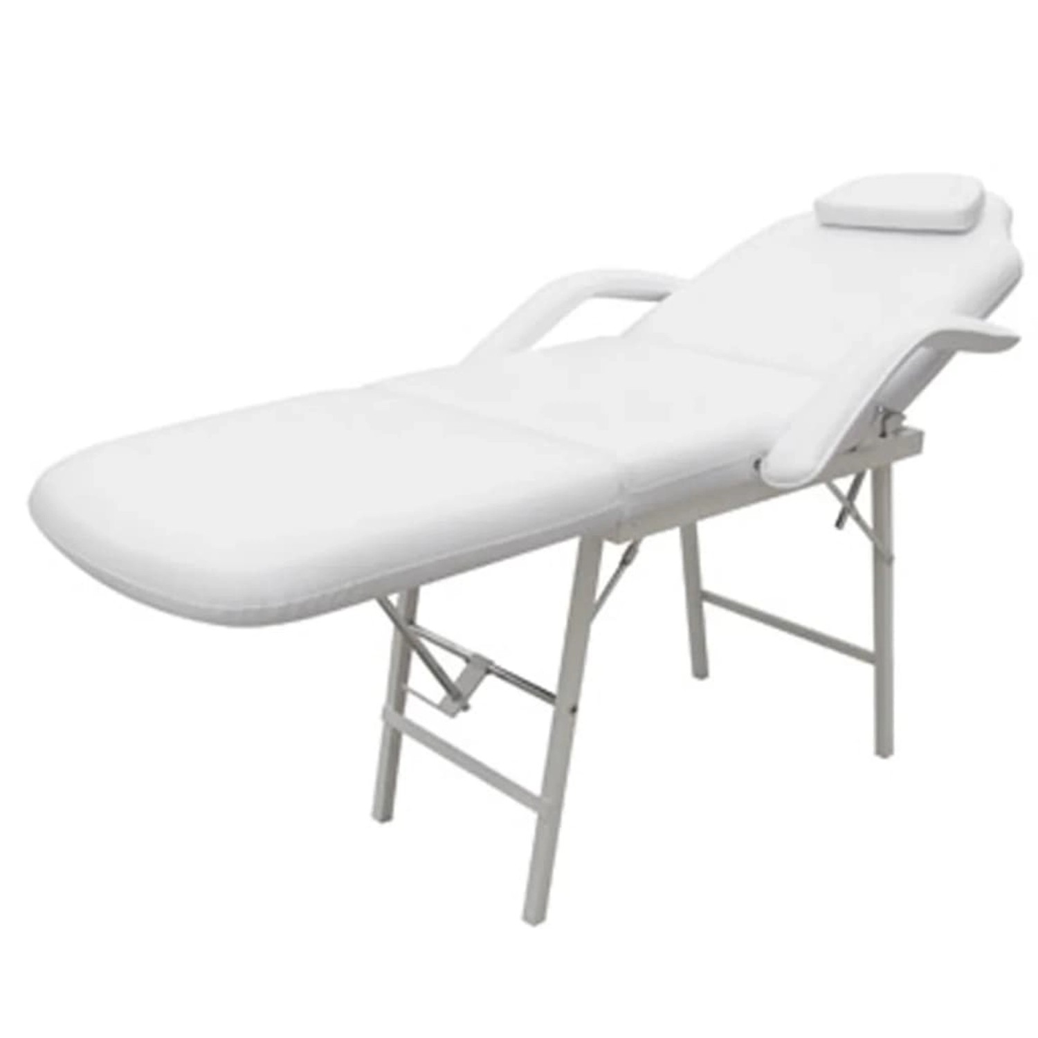 vidaXL Kosmetikstuhl Tragbar Kunstleder 185x78x76 cm Weiß Modell 1 vidaXL Kosmetikstuhl Tragbar Kunstleder 185x78x76 cm Weiß Modell 1 von VIDAXL