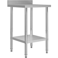 vidaXL Küchen-Arbeitstisch mit Aufkantung 60 x 60 x 93 cm Edelstahl vidaXL Küchen-Arbeitstisch mit Aufkantung 60 x 60 x 93 cm Edelstahl von VIDAXL