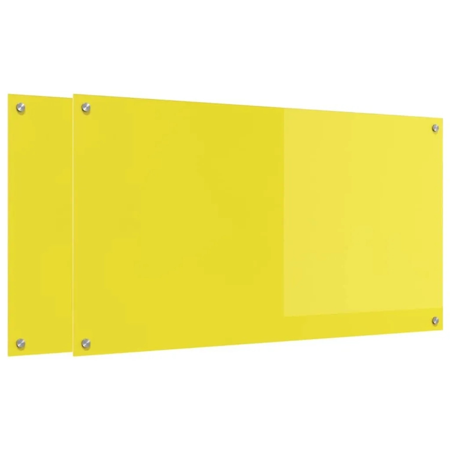 vidaXL Küchenrückwand 2 pcs Gelb 110 x 60 cm Gehärtetes Glas 3415514 vidaXL Küchenrückwand 2 pcs Gelb 110 x 60 cm Gehärtetes Glas 3415514 von VIDAXL