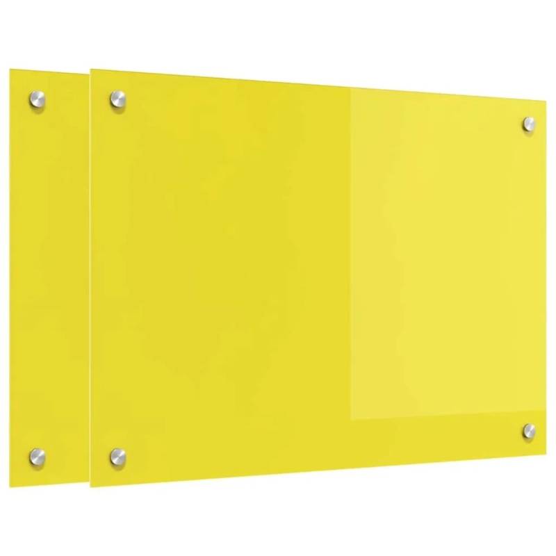 vidaXL Küchenrückwand 2 pcs Gelb 70 x 50 cm Gehärtetes Glas 3415471 vidaXL Küchenrückwand 2 pcs Gelb 70 x 50 cm Gehärtetes Glas 3415471 von VIDAXL