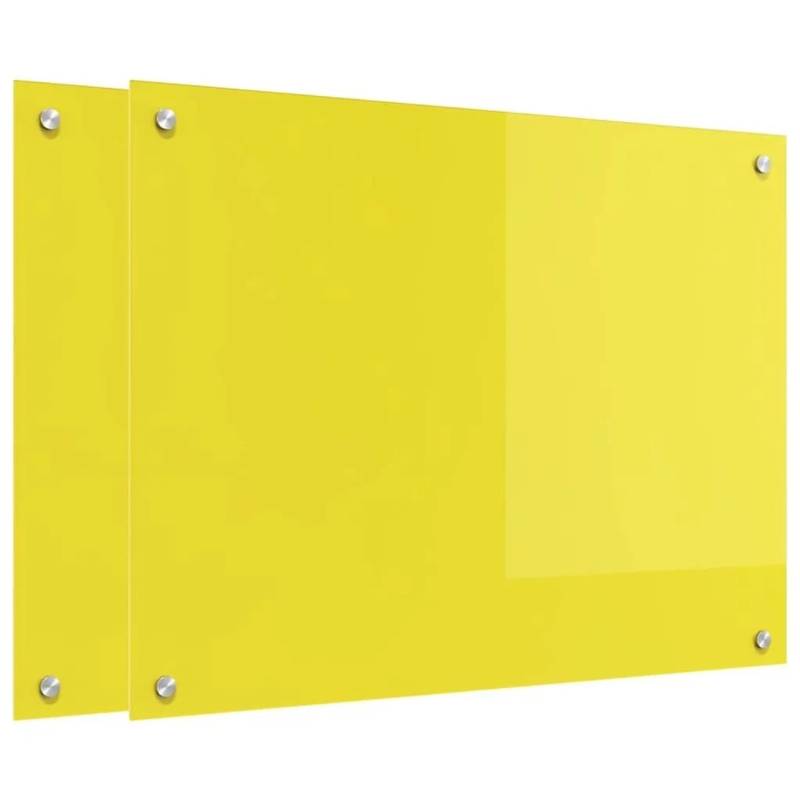 vidaXL Küchenrückwand 2 pcs Gelb 80 x 60 cm Gehärtetes Glas 3415475 vidaXL Küchenrückwand 2 pcs Gelb 80 x 60 cm Gehärtetes Glas 3415475 von VIDAXL