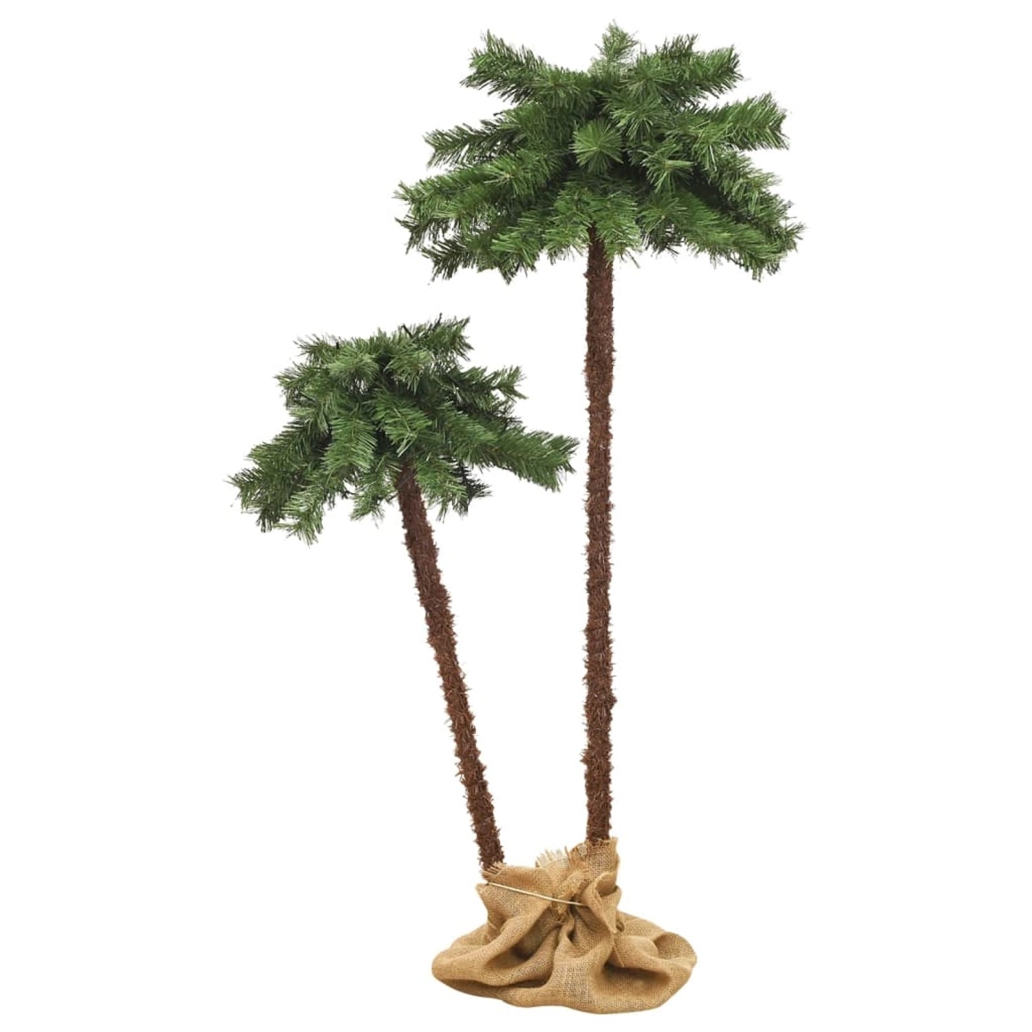 vidaXL Künstliche Doppel-Palme mit LEDs 90 cm 150 cm vidaXL Künstliche Doppel-Palme mit LEDs 90 cm 150 cm von VIDAXL