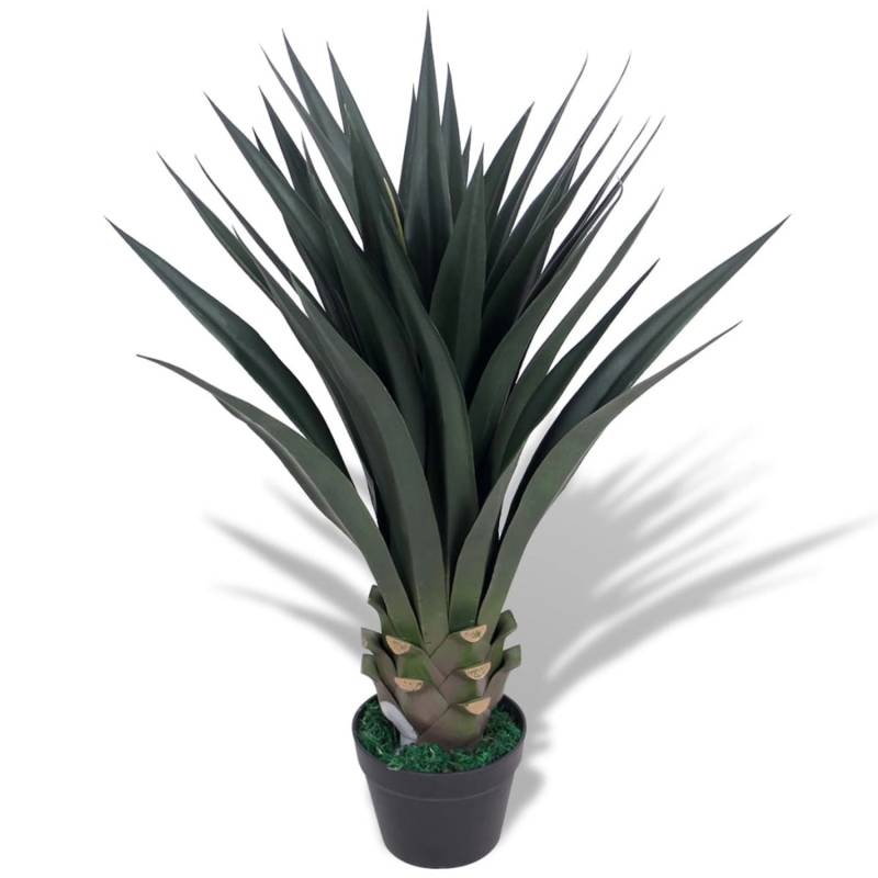 vidaXL Künstliche Yucca-Pflanze mit Topf 85 cm Grün von VIDAXL