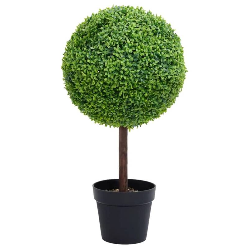 vidaXL Künstlicher Buchsbaum mit Topf Kugelform Grün 50 cm von VIDAXL
