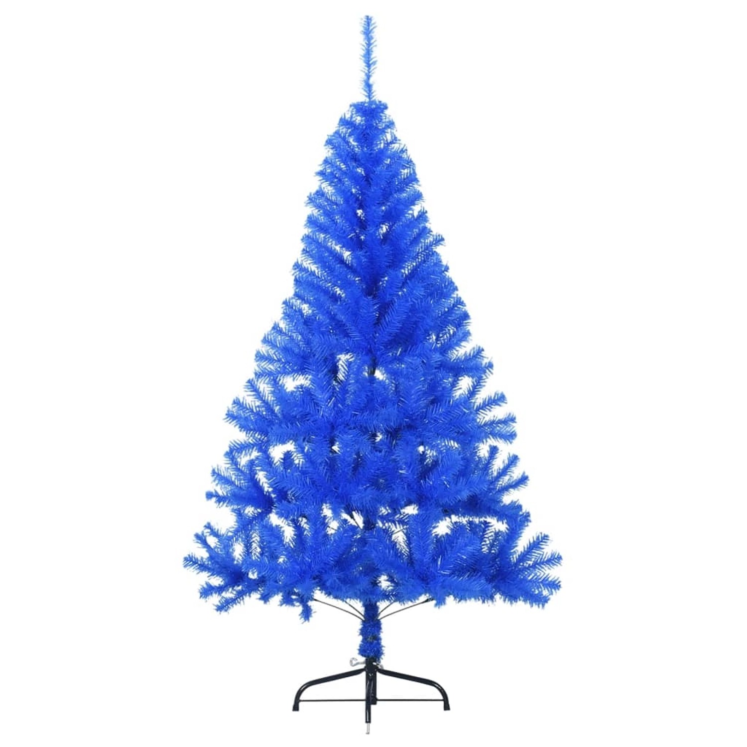 vidaXL Künstlicher Halb-Weihnachtsbaum mit Ständer Blau 150 cm PVC vidaXL Künstlicher Halb-Weihnachtsbaum mit Ständer Blau 150 cm PVC von VIDAXL