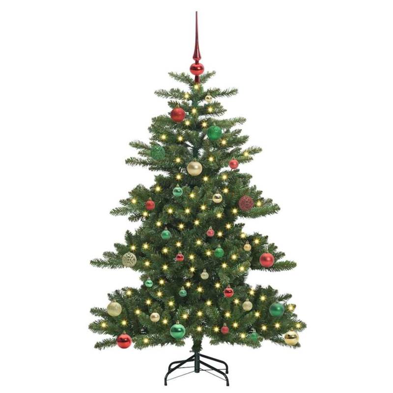 vidaXL Künstlicher Klappbarer Weihnachtsbaum mit 150 LEDs 150 cm PVC 3397661 von VIDAXL