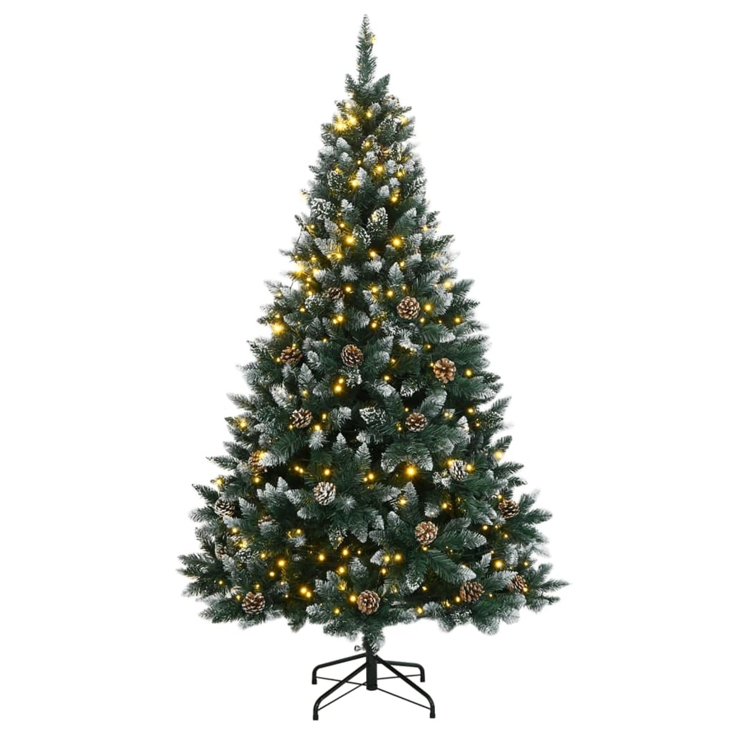 vidaXL Künstlicher Weihnachtsbaum 300 LEDs 180 cm 3315775 von VIDAXL