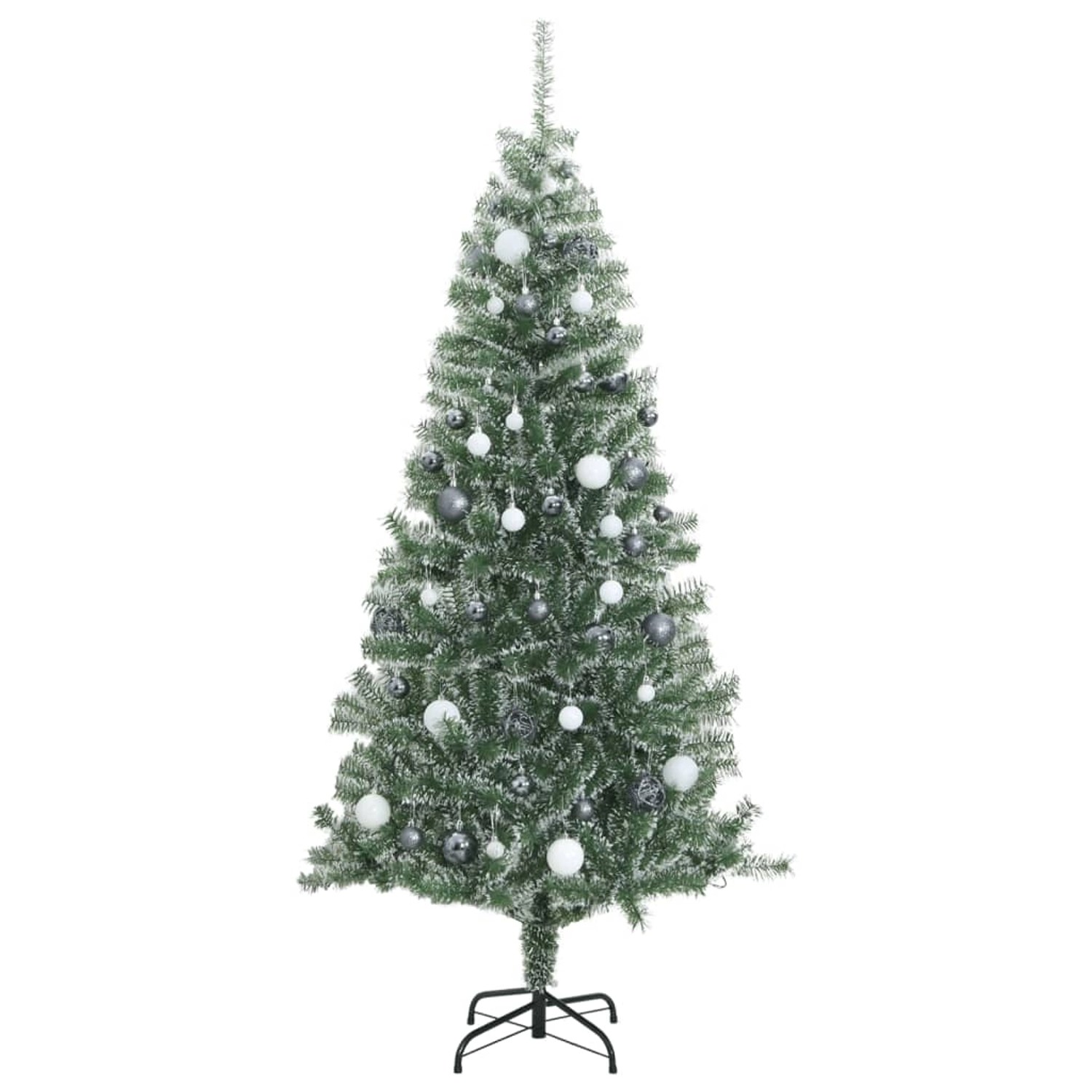 vidaXL Künstlicher Weihnachtsbaum 300 LEDs Kugeln Beschneit 240 cm Modell 3 vidaXL Künstlicher Weihnachtsbaum 300 LEDs Kugeln Beschneit 240 cm Modell 3 von VIDAXL